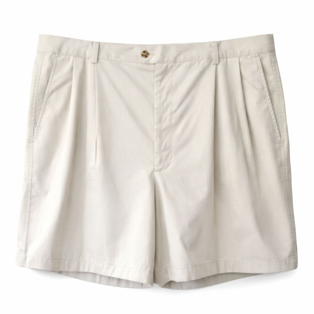 Men’s Cutter Buck Khaki Cargo Shorts Size 48 x 8" Classic Fit